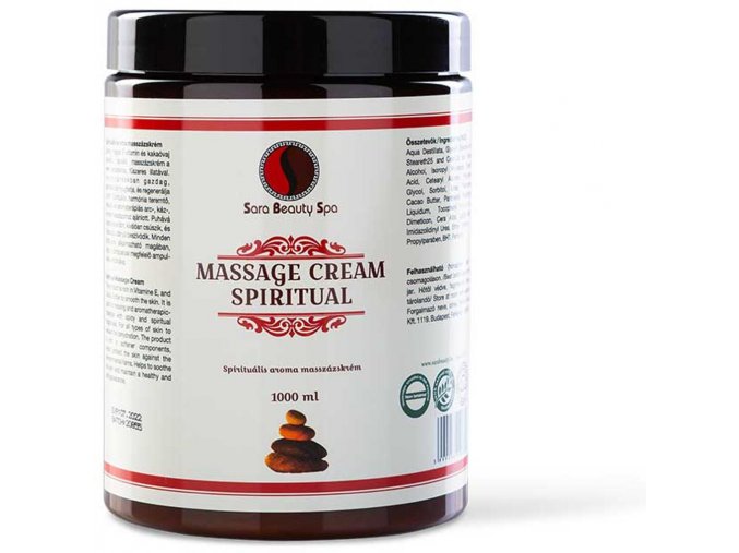 SBS132 masszazs krem arcra es testre spiritual sara beauty spa spiritual massage cream