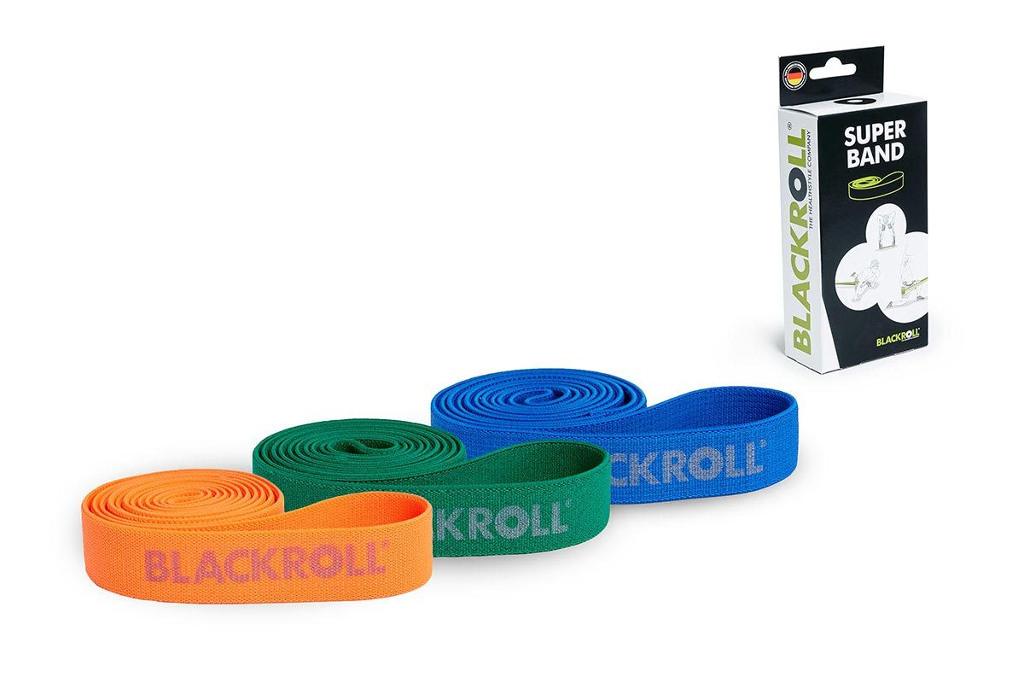 BlackRoll® Super Band szett - textilbe szőtt fitness gumikötél készlet