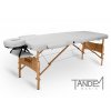 tandem basic-2 osszecsukhato es hordozhato favazas ketzonas masszazsagy feher