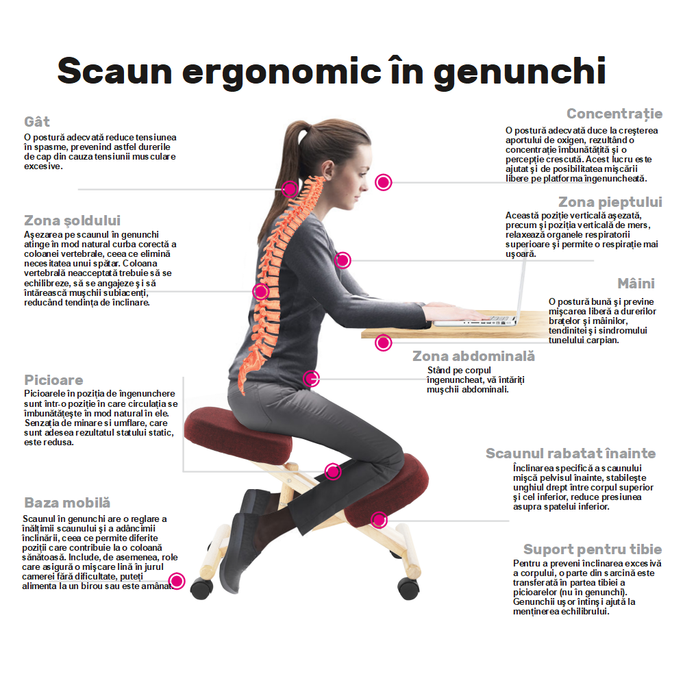 scaun-ergonomic-in-genunchi