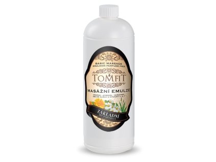 tomfit emulsie de bază pentru masaj fără parfum 1000ml 15 0057