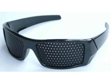 ochelari de antrenor cu ochi perforați vision fix negru elegant mf3