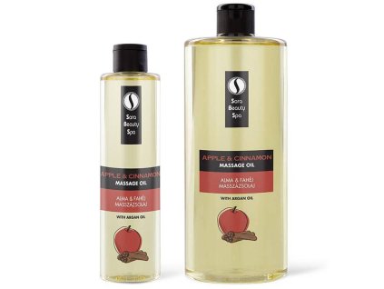 sara beauty spa ulei vegetal natural de masaj crustă de mere | 250 și 1000 ml