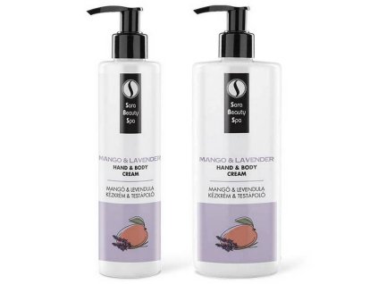 cremă hidratantă sara beauty spa mango lavanda | 250 și 500 ml