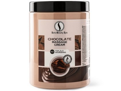 cremă de masaj pentru formă și corp sara beauty spa ciocolată | 1000 ml