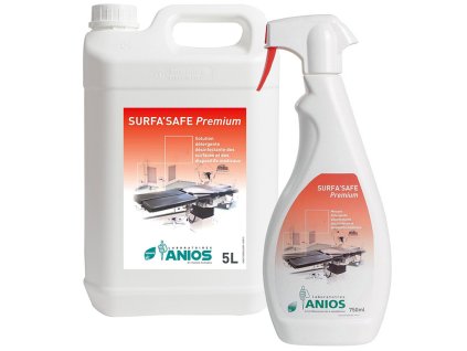 Surfasafe Premium - detergent pentru dezinfectarea suprafețelor dispozitivelor medicale neinvazive | 750 ml, 5 l