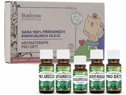 saloos aromaterapie pentru copii set de 100 uleiuri esențiale naturale | citrice subton