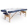masă de masaj pliabilă tandem profi w2d alb albastru