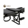 masă de masaj chiropractic pliabilă fabulo chiro 180 negru