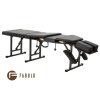 masă de masaj chiropractic pliabilă fabulo chiro 180 negru