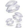 Ventuze de masaj silicon Fabulo Mushroom - set, 4 buc