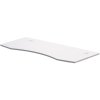 blat de lucru universal cu formă ergonomică alb 1