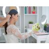 beautyone led 18 rotund make-up lampă cu stand | pentru machiaj