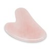 nondolens gua sha inima trandafir cuarț piatra de masaj | 1