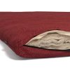 matrac na masaz bodhi shiatsu futon s odnimatelnym potahom maharaja | dark red | 4