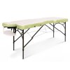 masa de masaj pliabila tandem profi a2d contour duo | alb-verde