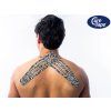 benzi kinesiologice mycuretape bej negru zebra | 2