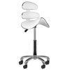 Scaun cosmetic tip sa cu spatar BeautyOne AM-880 | alb | 3