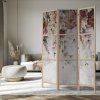 paravan din lemn fabulo 3 piese vis floral | 2