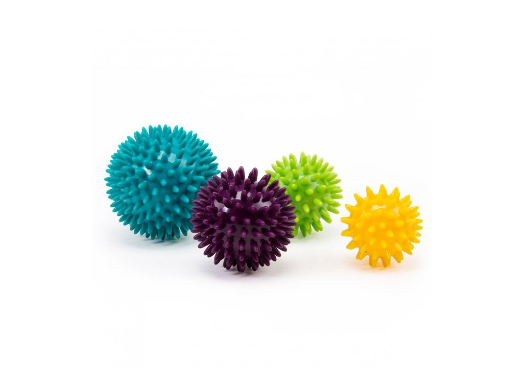 masazna lopticka spiky ball set 4 kusy sada