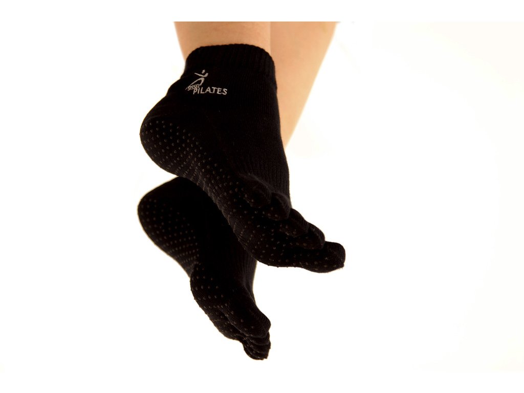 protismykove ponozky na pilates jogu bamboo Sissel socks cierne