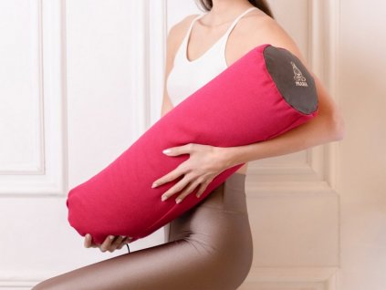 joga bolster prana s potahom bombay magenta | 1