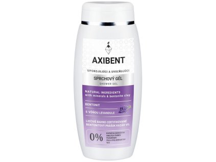 upokojujuci a uvolnujuci sprchovy gel s levandulovou vonou axibent | 200 ml