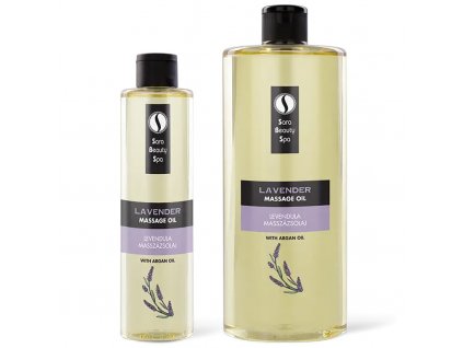 sara beauty spa prirodny rastlinny masazny olej levandula | 250 ml, 1000 ml