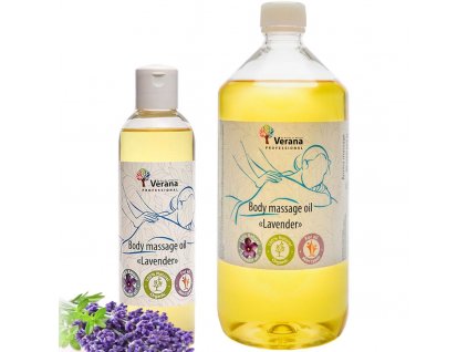 telovy masazny olej verana levandula | 250ml, 1000ml