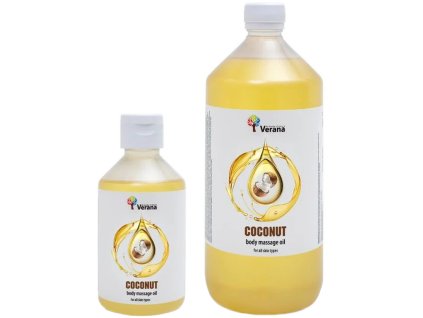 telovy masazny olej verana kokos | 250ml, 1000ml