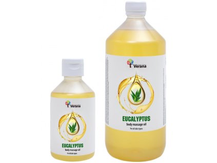 telovy masazny olej verana eukalyptus | 250ml, 1000ml