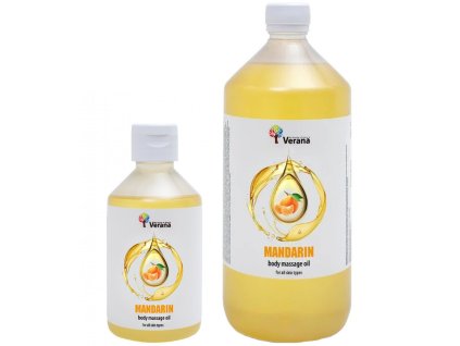 telovy masazny olej verana mandarinka | 250ml, 1000ml