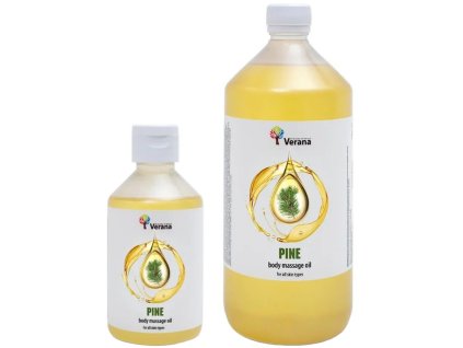 telovy masazny olej verana borovica | 250ml, 1000ml
