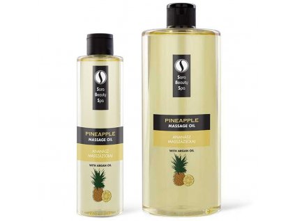 sara beauty spa prirodny rastlinny masazny olej ananas | 250 a 1000 ml