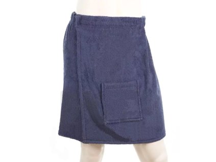 kilt do sauny pansky 100 bavlna modry | 1