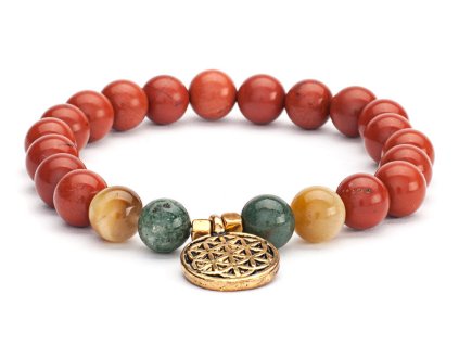 mala naramok bodhi - jaspis - achat - tigrie oko | sebadovera