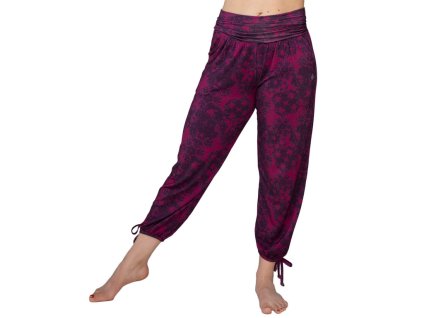 harem nohavice s vreckami bodhi yamadhi | fialova