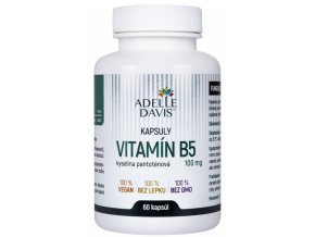 adelle davis vitamin b5 kyselina pantotenova 100 mg 60 kapsul