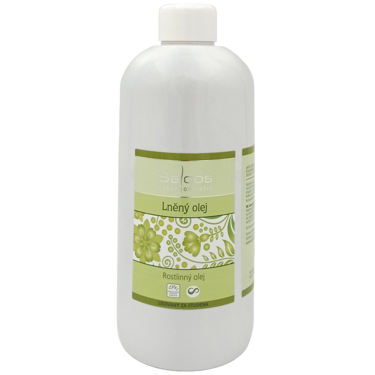 E-shop Saloos rastlinný masážny olej - Ľanový Objem: 500 ml