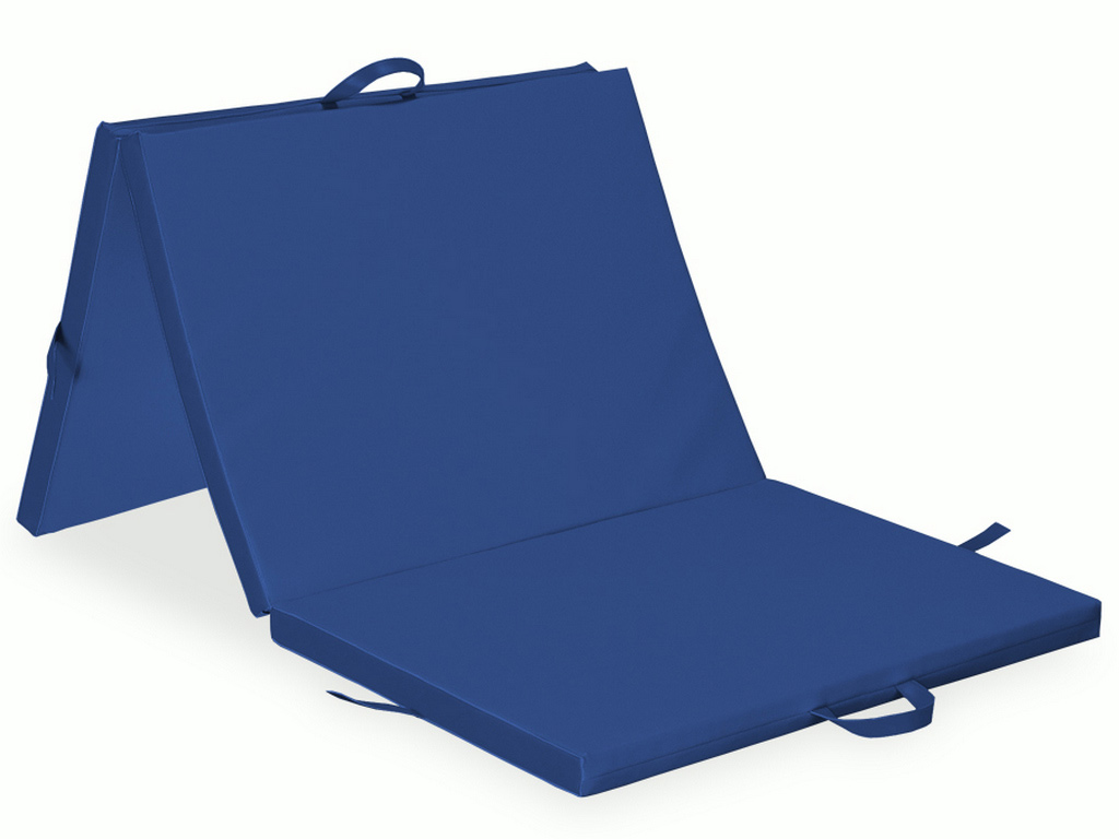 HABYS® Skladací matrac HABYS® trojdielny Farba: tmavo modrá (#12) - Vinyl Flex, Rozmery: 195 x 85 x 5 cm