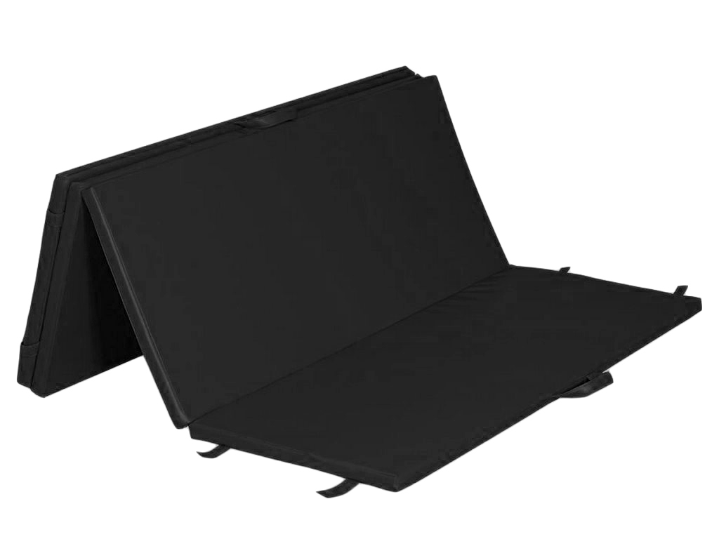 Skladací matrac HABYS® štvordielny Farba: čierna (#15) - Vinyl Flex, Rozmery: 200 x 120 x 3 cm