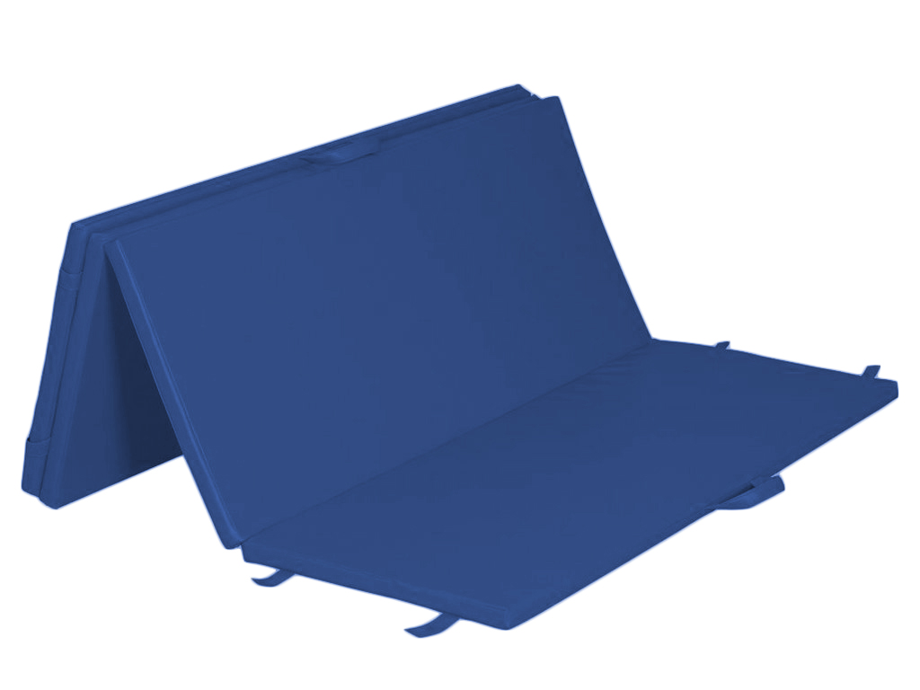E-shop Skladací matrac HABYS® štvordielny Farba: tmavo modrá (#12) - Vinyl Flex, Rozmery: 200 x 120 x 3 cm