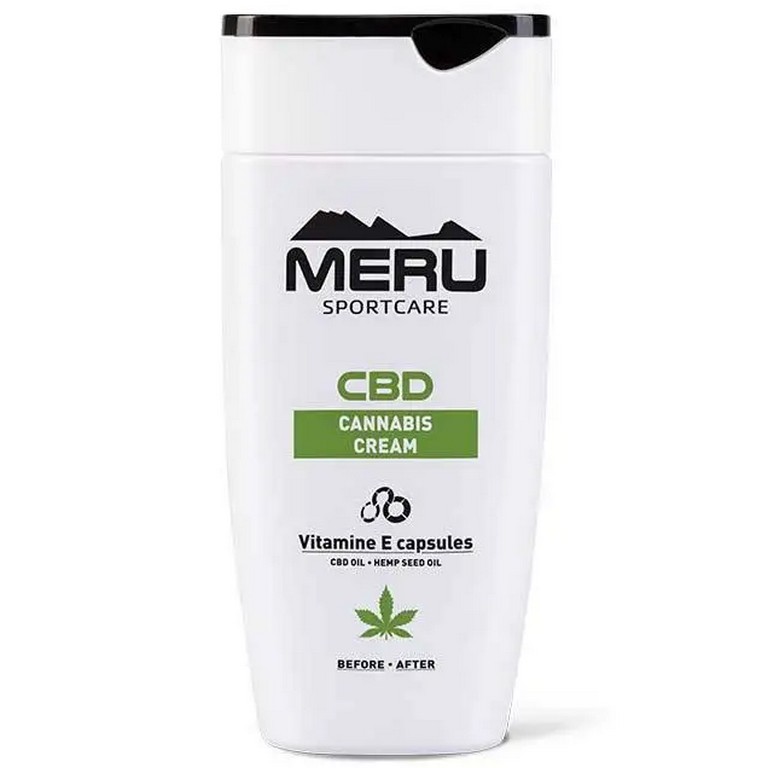 E-shop Regeneračný masážny krém Meru CBD Cannabis Cream Objem: 150 ml