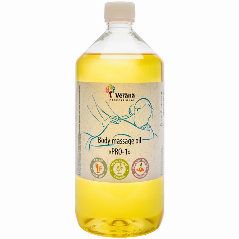 E-shop Telový masážny olej Verana PRO-1 Objem: 1000 ml