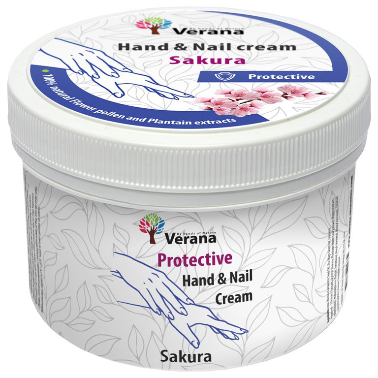 Ochranný krém na ruky a nechty Verana Sakura Objem: 500 g