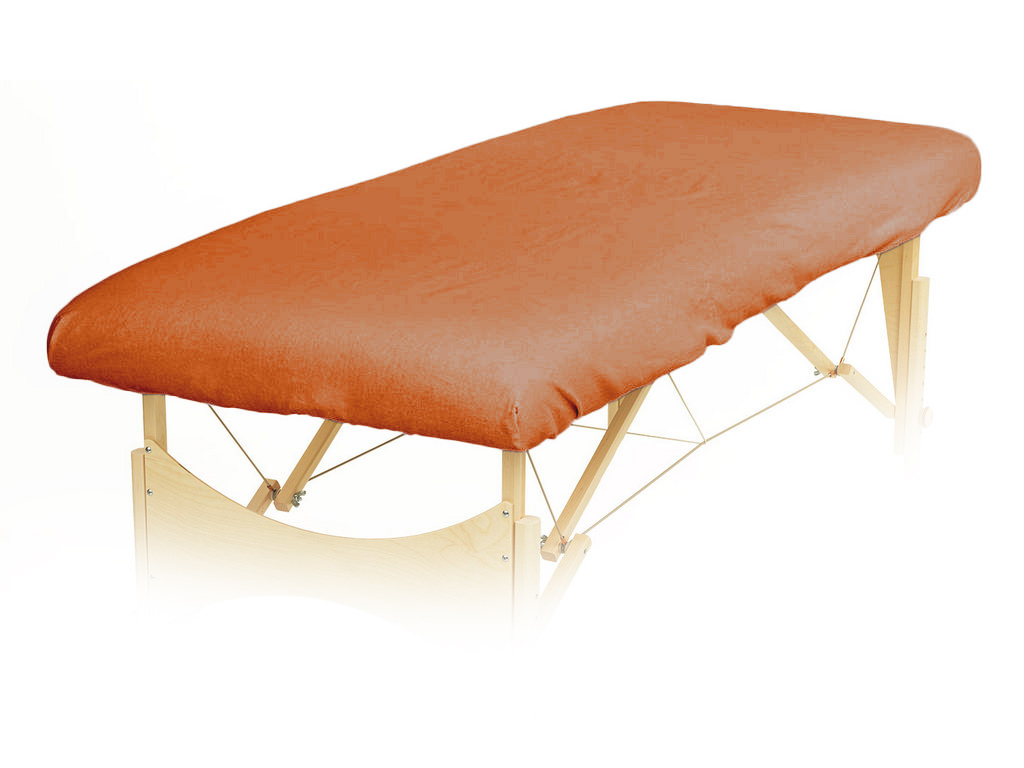 E-shop Napínacia plachta Quirumed na masážny stôl Farba: oranžová, Veľkosť: XL