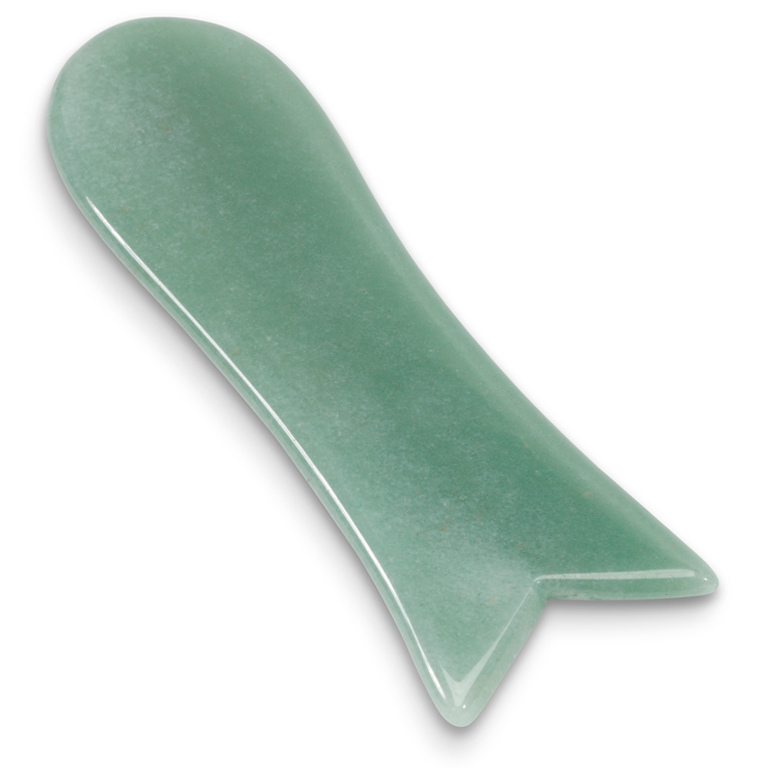 Masážny kameň NonDolens® Gua Sha ryba - Aventurín