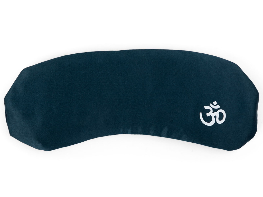 E-shop Meditačný vankúšik na oči s levanduľou Bodhi Lotus mako-satén Farba: petrolejová zelená
