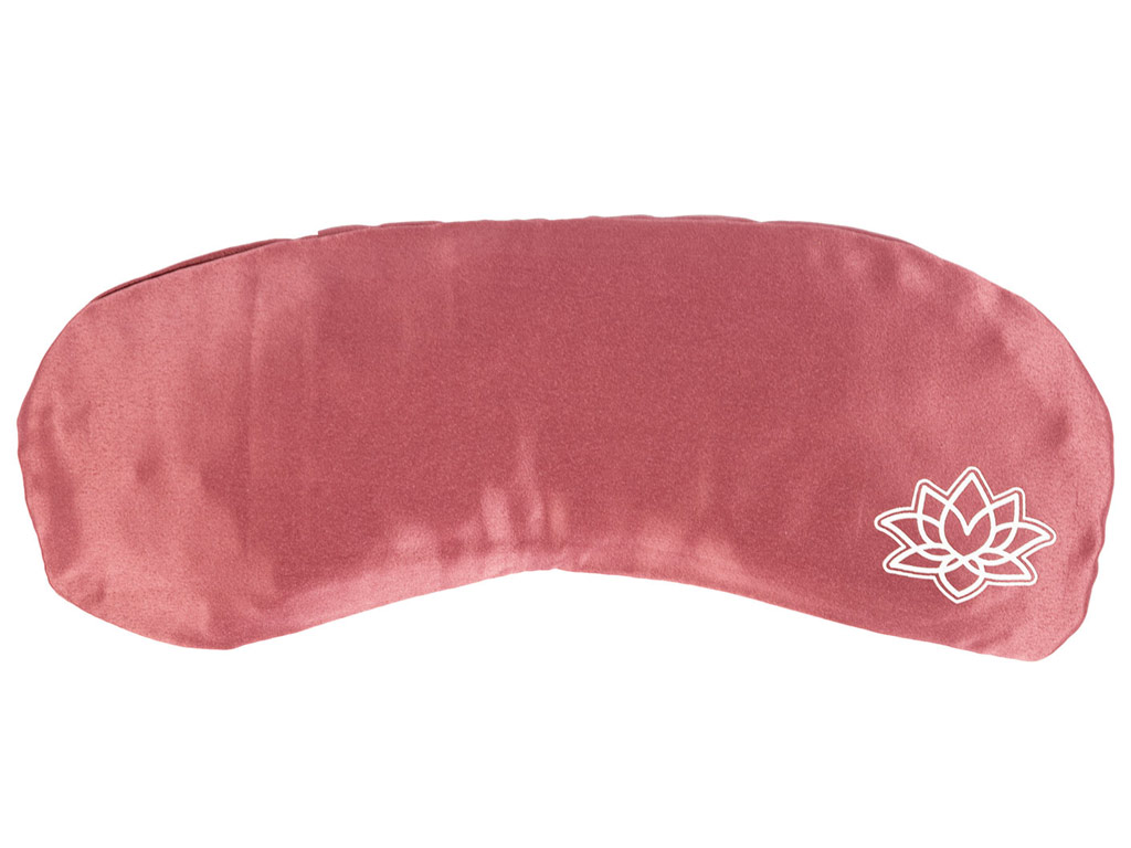 E-shop Meditačný vankúšik na oči s levanduľou Bodhi Lotus mako-satén Farba: ružová