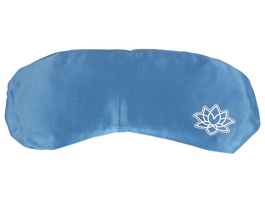 E-shop Meditačný vankúšik na oči s levanduľou Bodhi Lotus mako-satén Farba: svetlo modrá